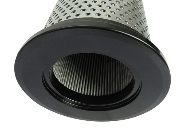 Pleasted oil filter